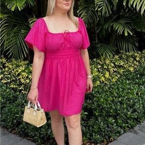 H&M pink Mini Dress